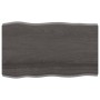 Tablero mesa madera tratada borde vivo marrón 100x60x(2-6) cm de vidaXL, Tableros para mesas - Ref: Foro24-364021, Precio: 71...