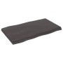 Tablero mesa madera tratada borde vivo marrón 100x60x(2-6) cm de vidaXL, Tableros para mesas - Ref: Foro24-364021, Precio: 71...