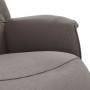 Sillón reclinable con reposapiés tela gris taupe en Sillones | Comprar online en Foru.es