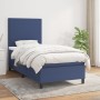 Cama box spring con colchón tela azul 100x200 cm de vidaXL, Camas y somieres - Ref: Foro24-3141599, Precio: 351,82 €, Descuen...