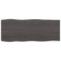 Tablero mesa madera tratada borde vivo marrón 100x40x(2-6) cm de vidaXL, Tableros para mesas - Ref: Foro24-364015, Precio: 51...