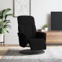 Sillón reclinable con reposapiés terciopelo negro en Sillones | Comprar online en Foru.es