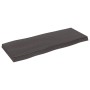Tablero mesa madera tratada borde vivo marrón 100x40x(2-6) cm de vidaXL, Tableros para mesas - Ref: Foro24-364015, Precio: 51...