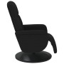 Sillón reclinable con reposapiés terciopelo negro en Sillones | Comprar online en Foru.es