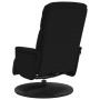 Sillón reclinable con reposapiés terciopelo negro en Sillones | Comprar online en Foru.es