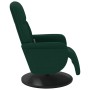 Sillón reclinable masaje con reposapiés terciopelo verde oscuro en Sillones | Comprar online en Foru.es