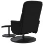 Sillón reclinable de masaje con reposapiés terciopelo negro en Sillones | Comprar online en Foru.es