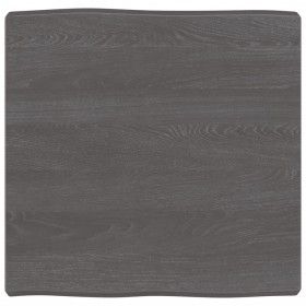 Tablero mesa madera tratada borde vivo marrón 60x60x(2-6) cm de vidaXL, Tableros para mesas - Ref: Foro24-364003, Precio: 47,...