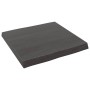 Tablero mesa madera tratada borde vivo marrón 60x60x(2-6) cm de vidaXL, Tableros para mesas - Ref: Foro24-364003, Precio: 47,...