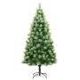 Árbol de Navidad artificial con bisagras y soporte 210 cm en Decoración Festiva y Estacional | Comprar online en Foru.es