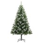 Árbol de Navidad artificial con bisagras y nieve flocada 120 cm en Decoración Festiva y Estacional | Comprar online en Foru.es