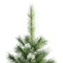 Árbol de Navidad artificial con bisagras y nieve flocada 120 cm en Decoración Festiva y Estacional | Comprar online en Foru.es