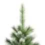 Árbol de Navidad artificial con bisagras y nieve flocada 150 cm en Decoración Festiva y Estacional | Comprar online en Foru.es