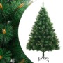 Árbol de Navidad artificial con bisagras y soporte 150 cm en Decoración Festiva y Estacional | Comprar online en Foru.es