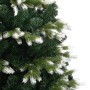 Árbol de Navidad artificial con bisagras y nieve flocada 120 cm en Decoración Festiva y Estacional | Comprar online en Foru.es