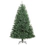 Árbol de Navidad artificial con bisagras y soporte verde 210 cm en Decoración Festiva y Estacional | Comprar online en Foru.es
