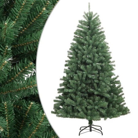 Árbol de Navidad artificial con bisagras y soporte verde 240 cm en Decoración Festiva y Estacional | Comprar online en Foru.es