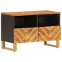 Mueble de TV madera de mango marrón negro 70x33,5x46 cm en Muebles TV | Comprar online en Foru.es