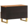 Mueble de TV madera de mango marrón negro 70x33,5x46 cm en Muebles TV | Comprar online en Foru.es