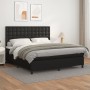 Cama box spring con colchón cuero sintético negro 180x200 cm de vidaXL, Camas y somieres - Ref: Foro24-3142857, Precio: 630,0...
