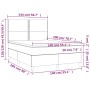 Cama box spring con colchón cuero sintético negro 140x200cm de vidaXL, Camas y somieres - Ref: Foro24-3142785, Precio: 479,17...