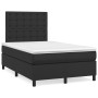 Cama box spring con colchón cuero sintético negro 120x200 cm de vidaXL, Camas y somieres - Ref: Foro24-3142833, Precio: 397,0...