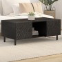 Mesa de centro madera maciza de mango negra 100x54x40 cm en Mesas de centro | Comprar online en Foru.es