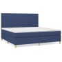 Cama box spring con colchón tela azul 200x200 cm de vidaXL, Camas y somieres - Ref: Foro24-3142207, Precio: 628,20 €, Descuen...