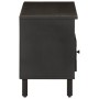 Mueble de TV madera maciza de mango negro 100x33x46 cm en Muebles TV | Comprar online en Foru.es