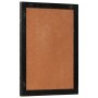 Espejo de baño madera maciza mango y vidrio negro 50x70x2,5 cm en Espejos | Comprar online en Foru.es
