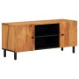 Mueble de TV madera maciza de acacia 105x33x46 cm en Muebles TV | Comprar online en Foru.es