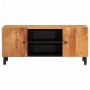 Mueble de TV madera maciza de acacia 105x33x46 cm en Muebles TV | Comprar online en Foru.es