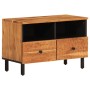 Mueble de TV madera maciza de acacia 70x33x46 cm en Muebles TV | Comprar online en Foru.es