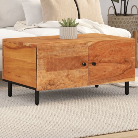 Mesa de centro madera maciza de acacia 80x50x40 cm en Mesas de centro | Comprar online en Foru.es