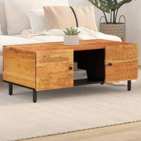 Mesa de centro madera maciza de acacia 100x54x40 cm en Mesas de centro | Comprar online en Foru.es