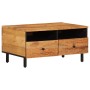 Mesa de centro madera maciza de acacia 80x54x40 cm en Mesas de centro | Comprar online en Foru.es