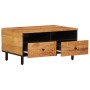 Mesa de centro madera maciza de acacia 80x54x40 cm en Mesas de centro | Comprar online en Foru.es
