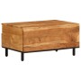 Mesa de centro madera maciza de acacia 80x54x40 cm en Mesas de centro | Comprar online en Foru.es