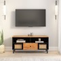 Mueble de TV madera maciza de acacia 100x33x46 cm en Muebles TV | Comprar online en Foru.es