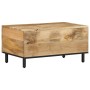 Mesa de centro de madera maciza de mango 80x50x40 cm en Mesas de centro | Comprar online en Foru.es