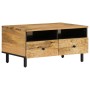 Mesa de centro de madera maciza mango 80x54x40 cm en Mesas de centro | Comprar online en Foru.es