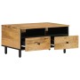 Mesa de centro de madera maciza mango 80x54x40 cm en Mesas de centro | Comprar online en Foru.es