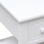 Mesa auxiliar madera de Paulownia blanco 40x40x40 cm de vidaXL, Mesas auxiliares - Ref: Foro24-284070, Precio: 53,88 €, Descu...