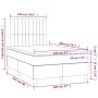 Cama box spring con colchón terciopelo gris claro 120x200 cm de vidaXL, Camas y somieres - Ref: Foro24-3143133, Precio: 433,4...