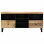Mueble de TV madera maciza de mango 100x33x46 cm en Muebles TV | Comprar online en Foru.es