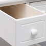 Mesa auxiliar madera de Paulownia blanco 40x40x40 cm de vidaXL, Mesas auxiliares - Ref: Foro24-284070, Precio: 53,88 €, Descu...