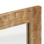 Espejo de baño madera maciza de acacia y vidrio 50x70x2,5 cm en Espejos | Comprar online en Foru.es