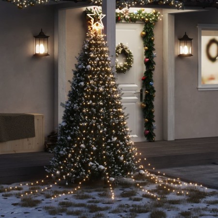 Luces para árbol de Navidad 320 LEDs blanco cálido 375 cm en Decoración Festiva y Estacional | Comprar online en Foru.es