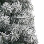 Árbol Navidad estrecho con soporte y nieve artificial PVC 270cm en Decoración Festiva y Estacional | Comprar online en Foru.es