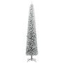 Árbol Navidad estrecho con soporte y nieve artificial PVC 300cm en Decoración Festiva y Estacional | Comprar online en Foru.es